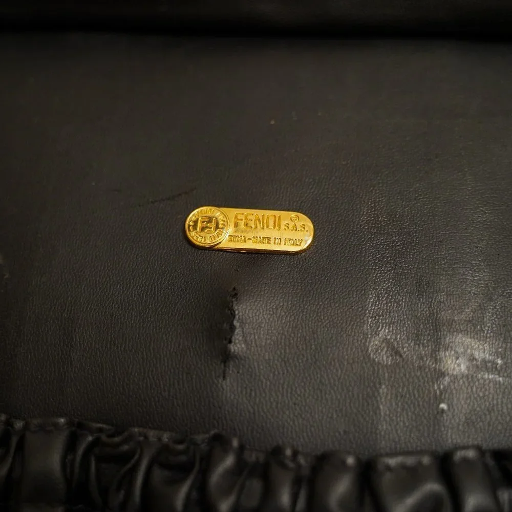 Fendi 1970's Monogram-Print Suitcase